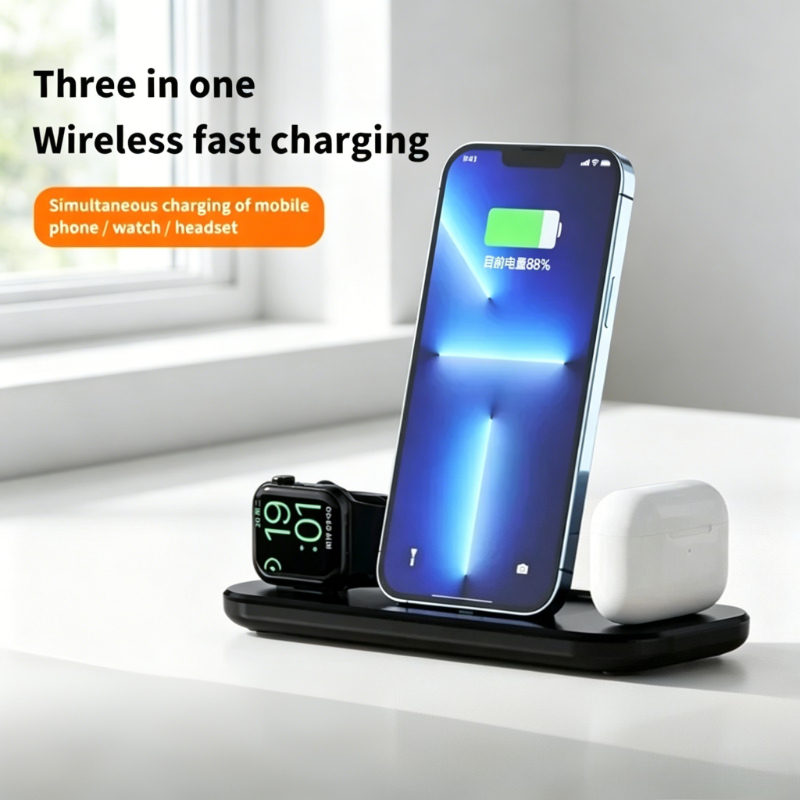 Smartwatch X12 - 3 In 1 Wireless Charger Stand