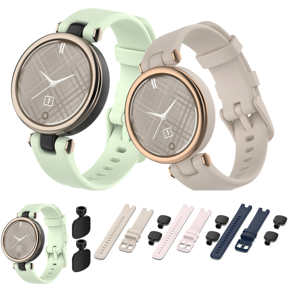 Silicone Band Replacement - For Garmin lily Watchband Smart Watch