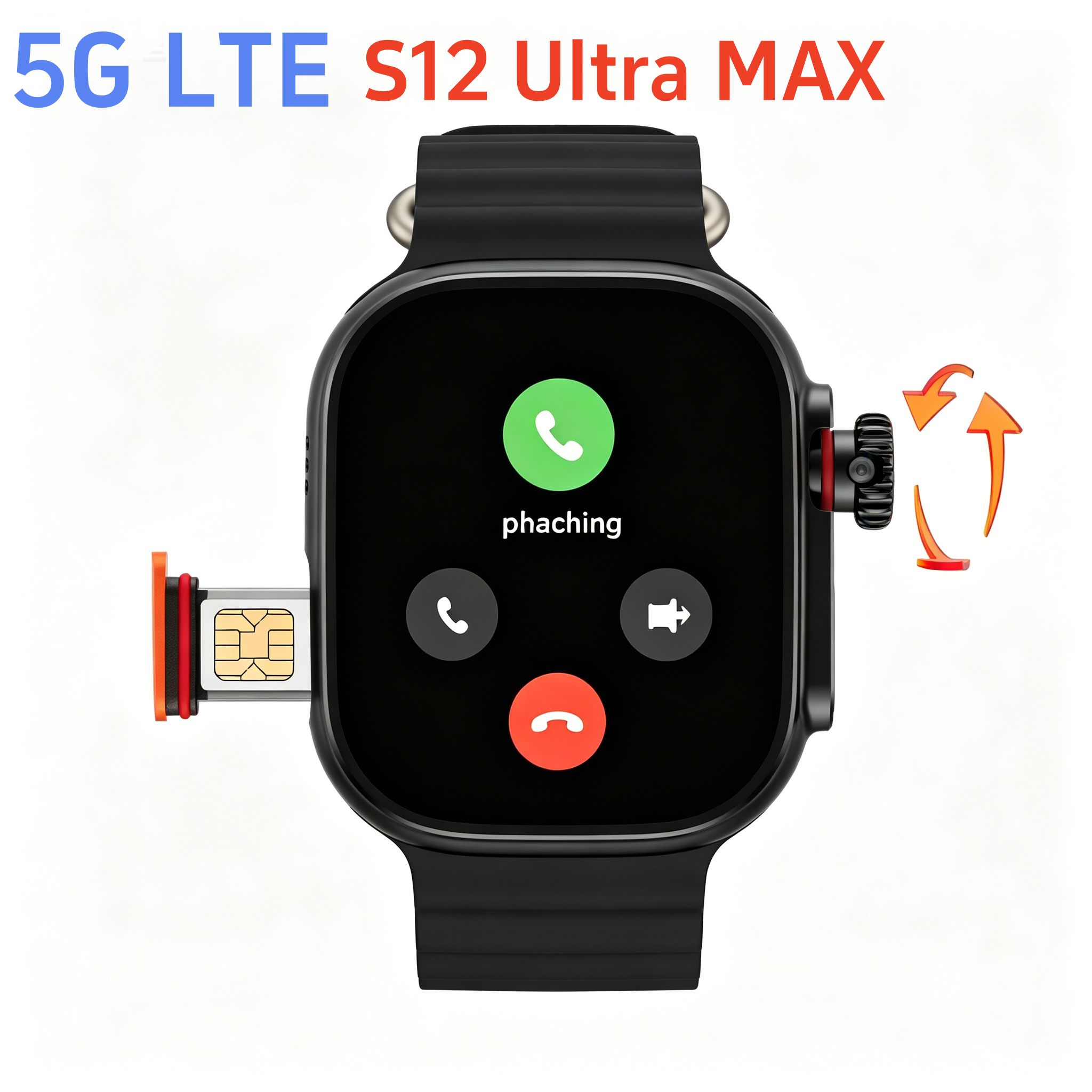 Smartwatch Id - Newest S12 Ultra MAX 5G LTE