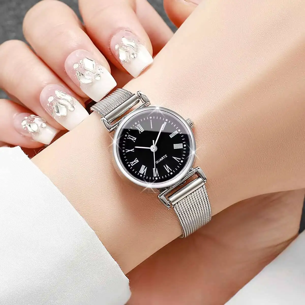 1/2PCS Fashion Women Watches C - Stainless Mesh Band recensione e prezzo