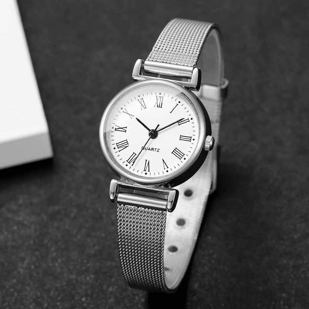 1/2PCS Fashion Women Watches C - Stainless Mesh Band recensione e prezzo