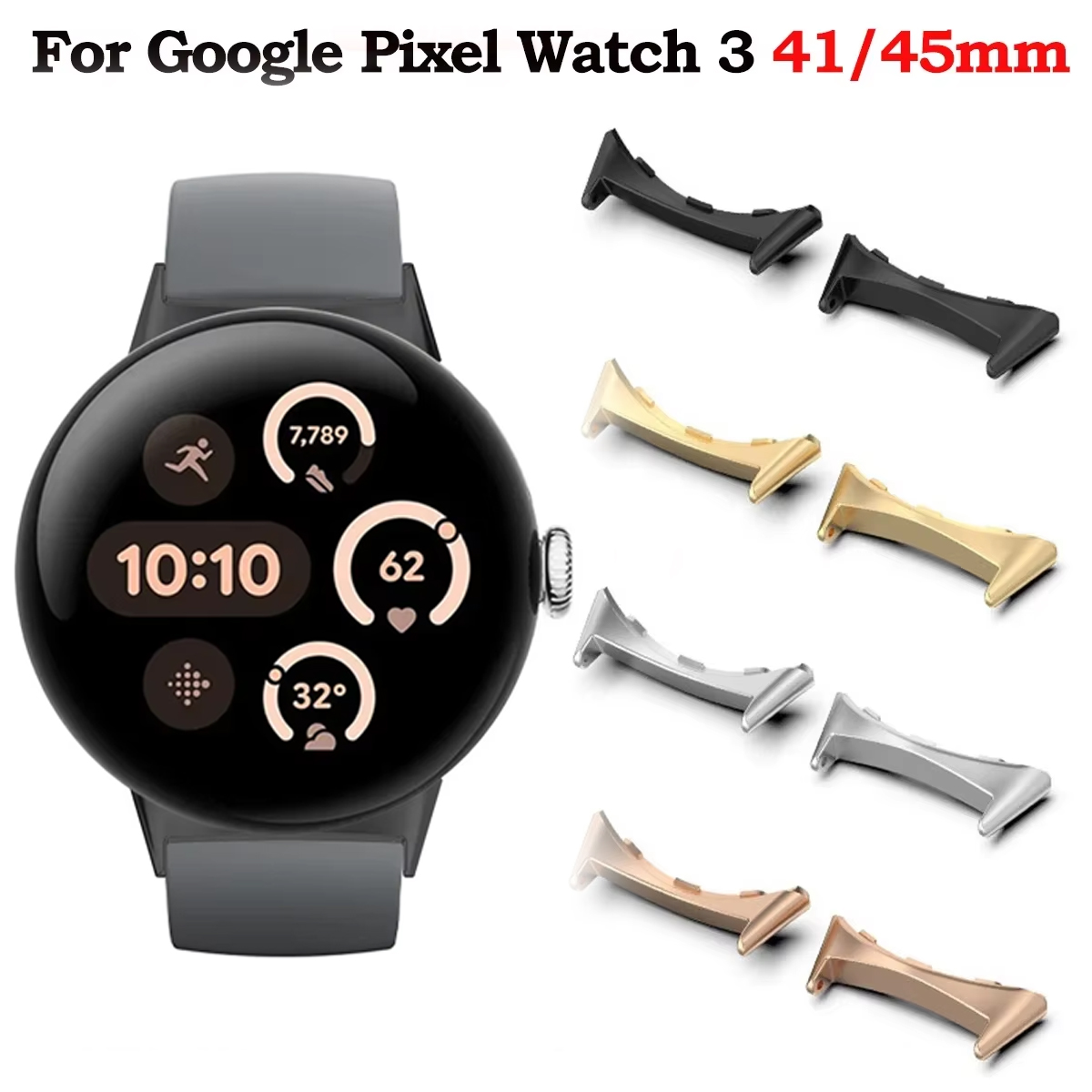 2pcs Watch Strap Connector Ada - Smartwatch Straps & Accessories recensione e prezzo