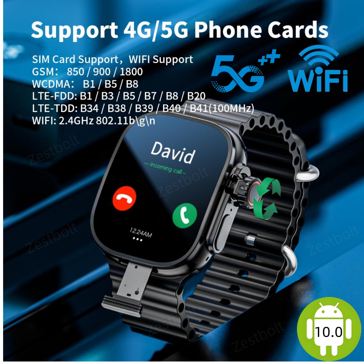 Curved Display 4G Android 10 S - Smartwatch Store recensione e prezzo