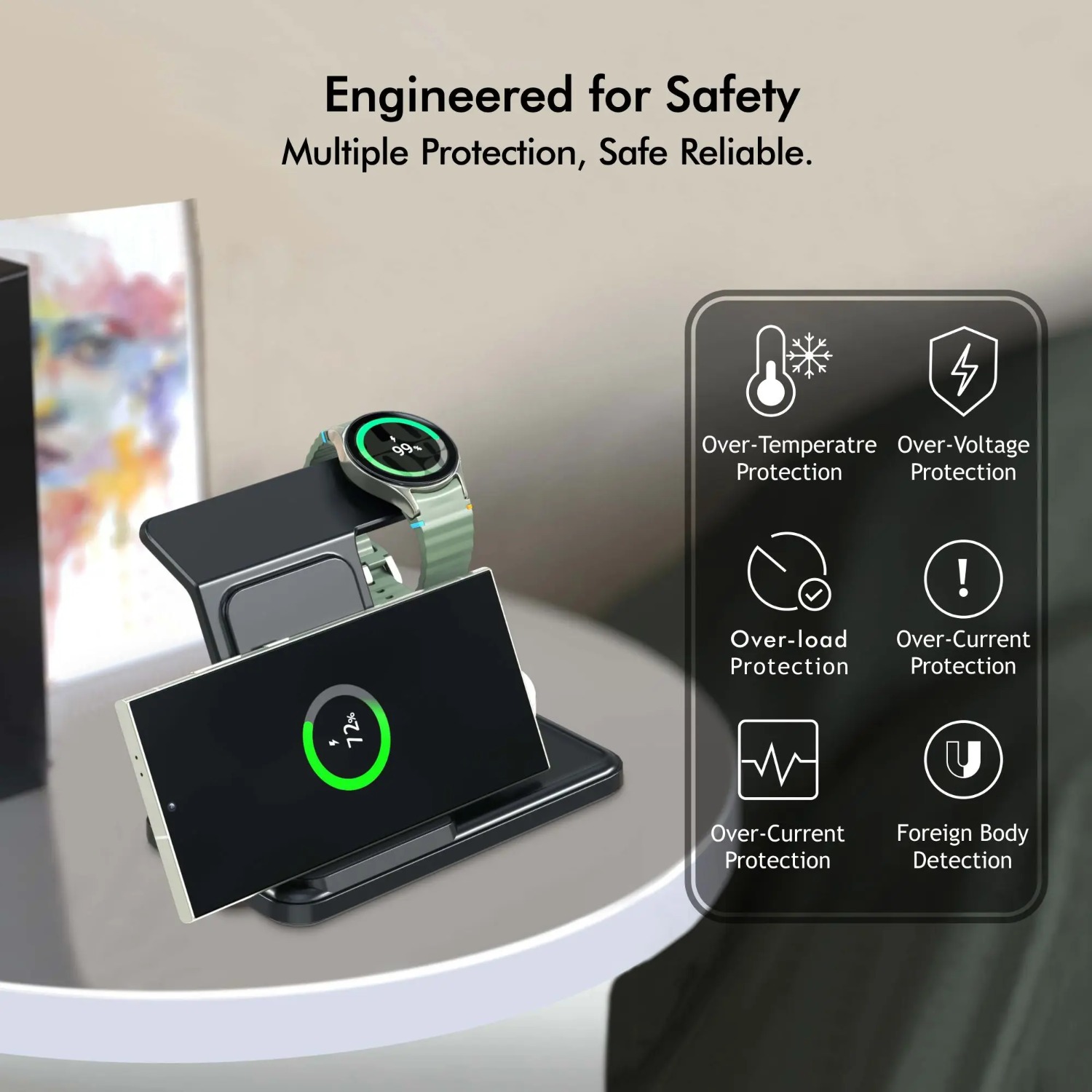 Desktop 3-in-1 Wireless Charge - Wireless Charger Watch recensione e prezzo