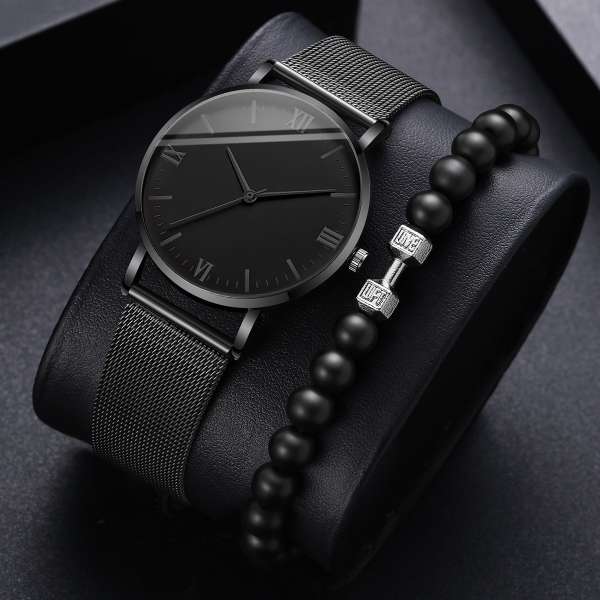 2PCS Men's Watch Fashion Roma  - Stainless Mesh Band recensione e prezzo