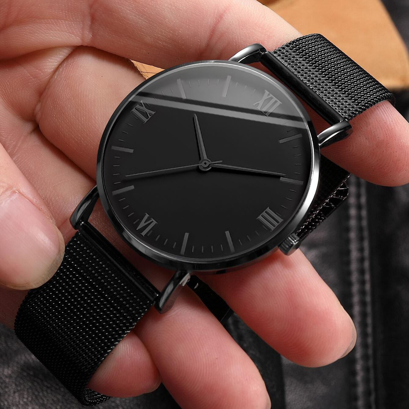 2PCS Men's Watch Fashion Roma  - Stainless Mesh Band recensione e prezzo