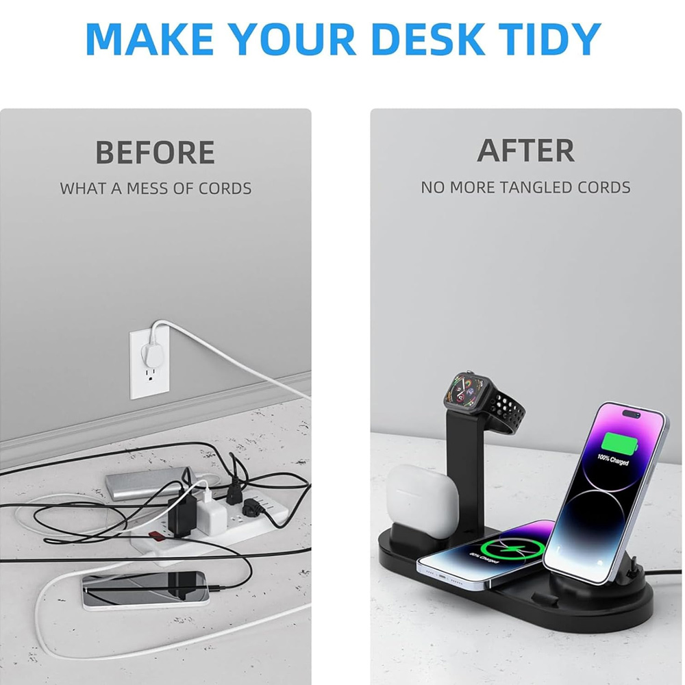 30W 7 in 1 Wireless Charger St - Watch Charger Cable recensione e prezzo