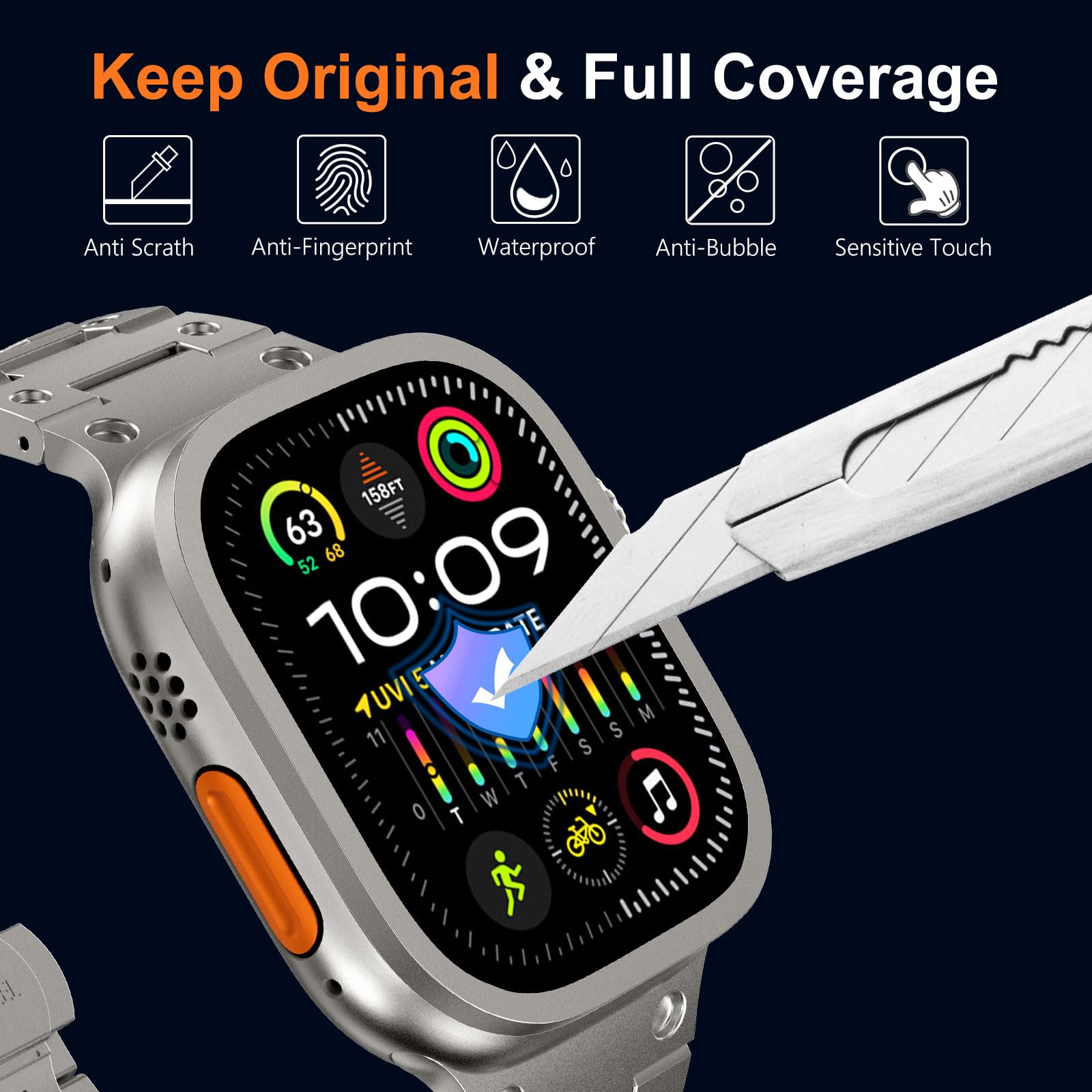 Tempered Glass for Apple Watch - Smartwatch Watch Accessories recensione e prezzo