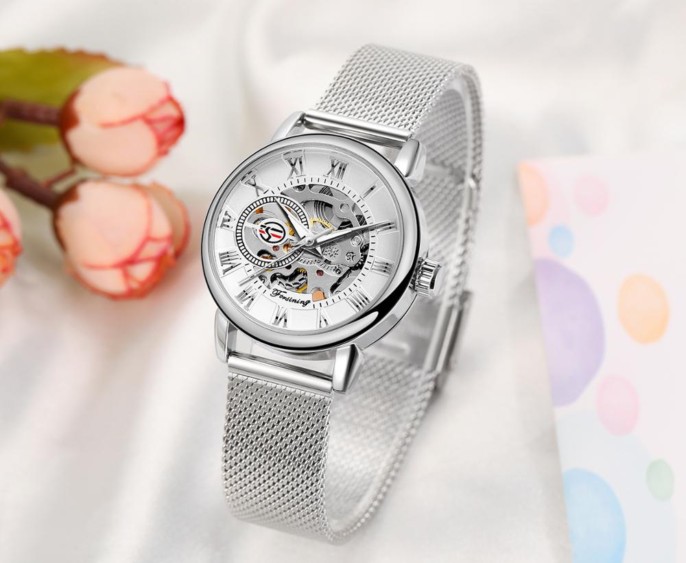 Reloj Mujer FORSINING Fashion  - Stainless Mesh Band recensione e prezzo