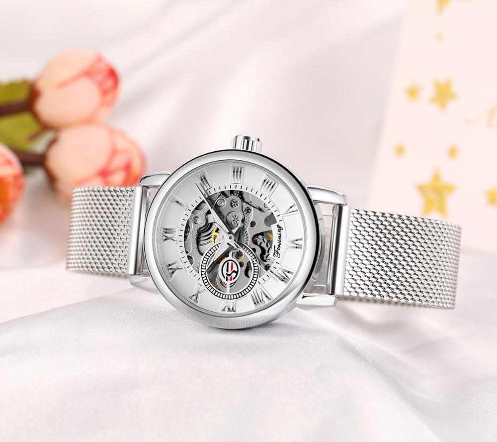 Reloj Mujer FORSINING Fashion  - Stainless Mesh Band recensione e prezzo