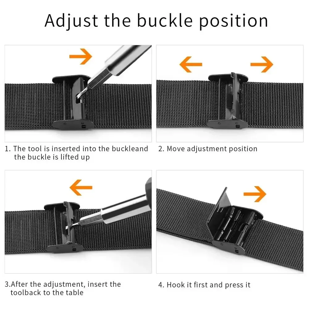 Metal Bands for Honor Watch 4  - Stainless Mesh Band recensione e prezzo