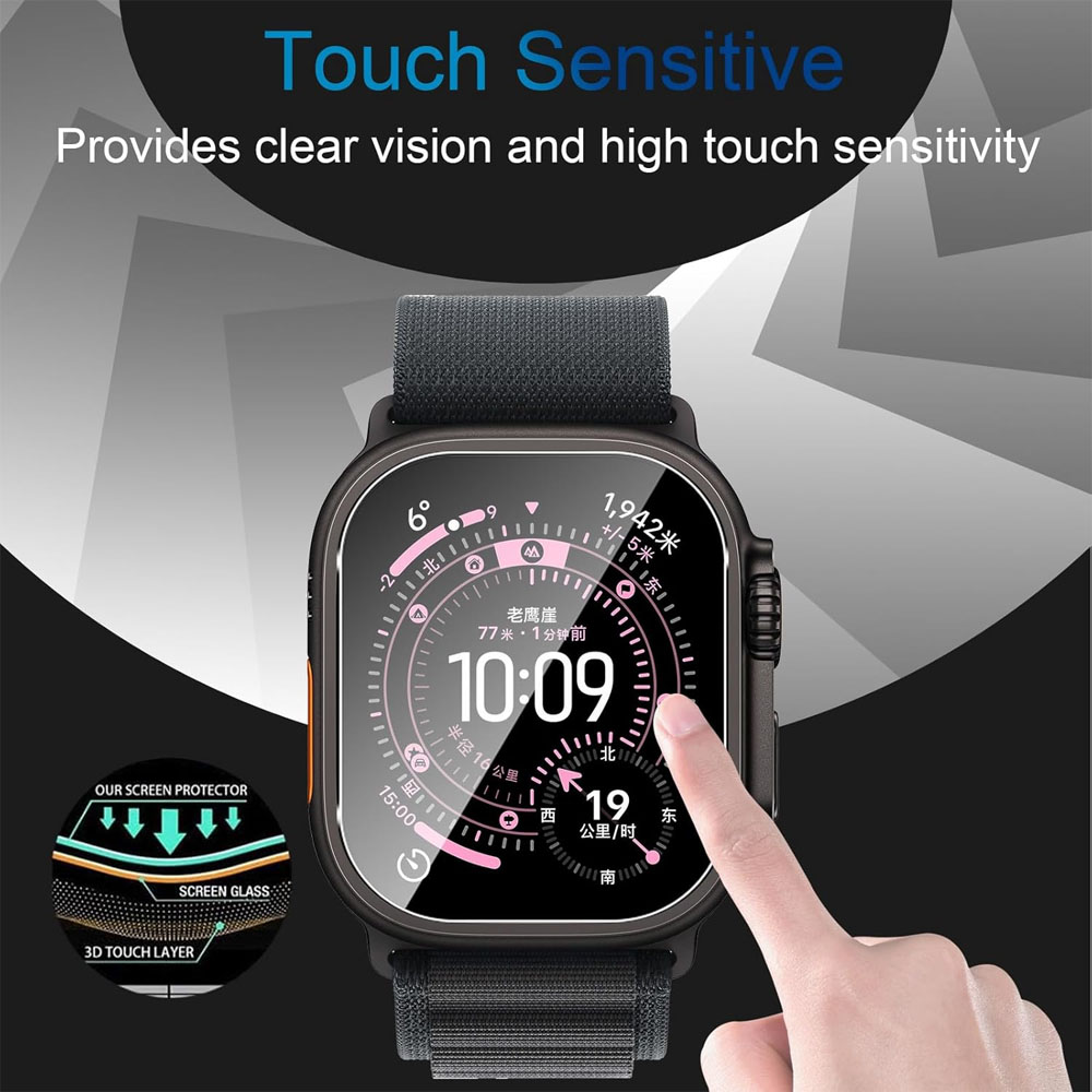 Tempered Glass For Apple Watch - Smartwatch Case recensione e prezzo