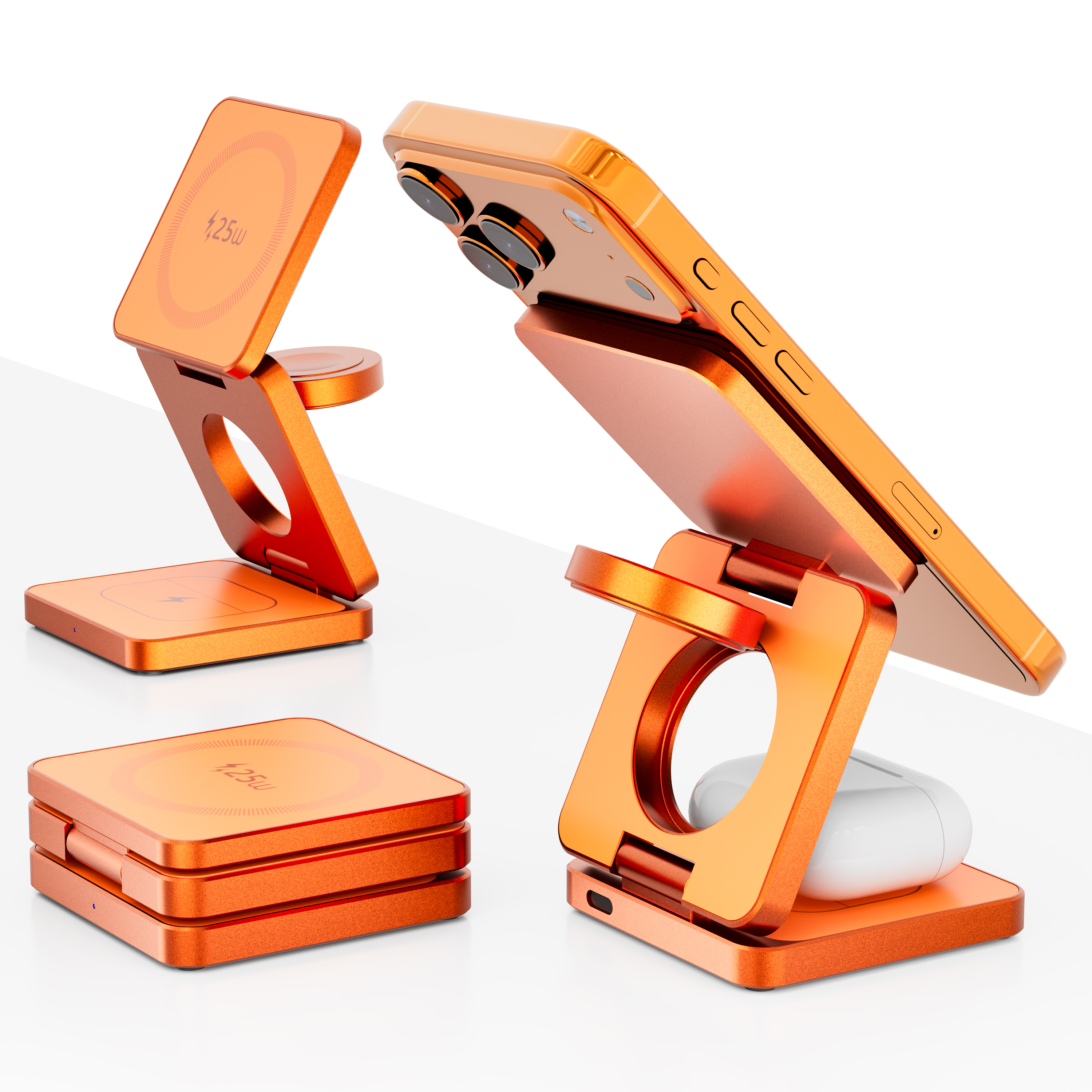 3 in 1 Qi2.2 25W Folding Wirel - Wireless Charger Watch recensione e prezzo