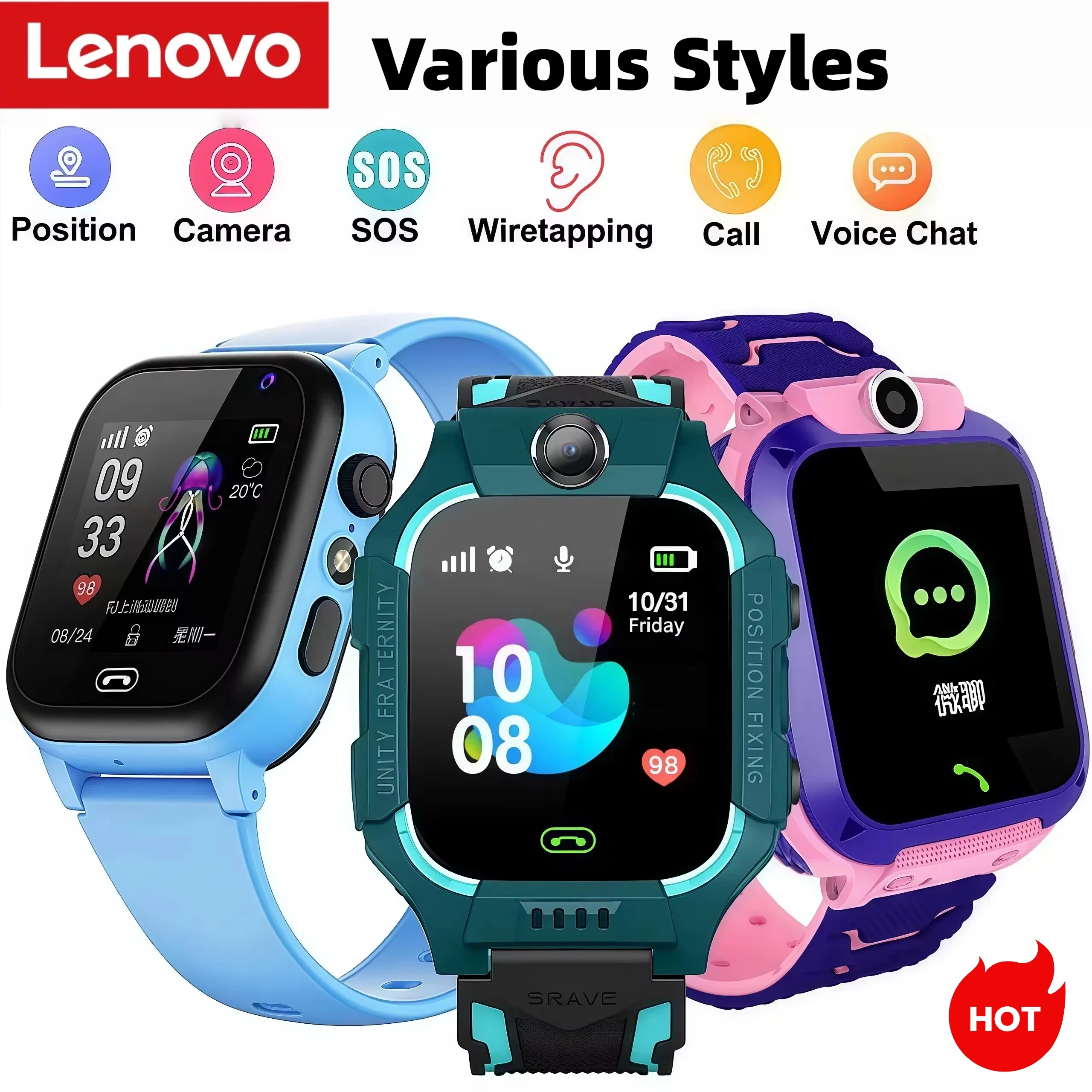 Lenovo Kids Smart Watch SOS GP - Smartwatch Id recensione e prezzo