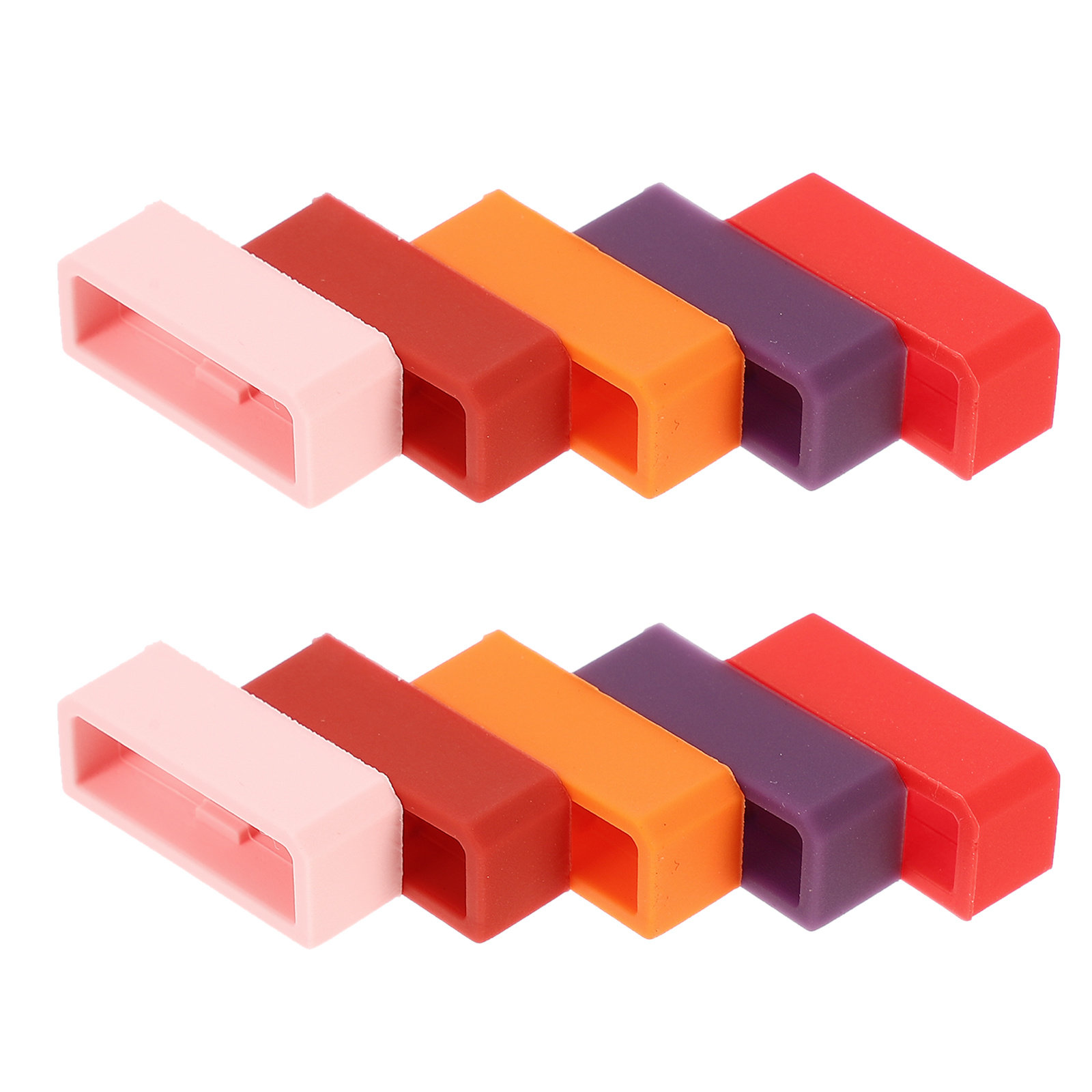 10Pcs Smooth Finish Silicone W - Smartwatch Straps & Accessories recensione e prezzo