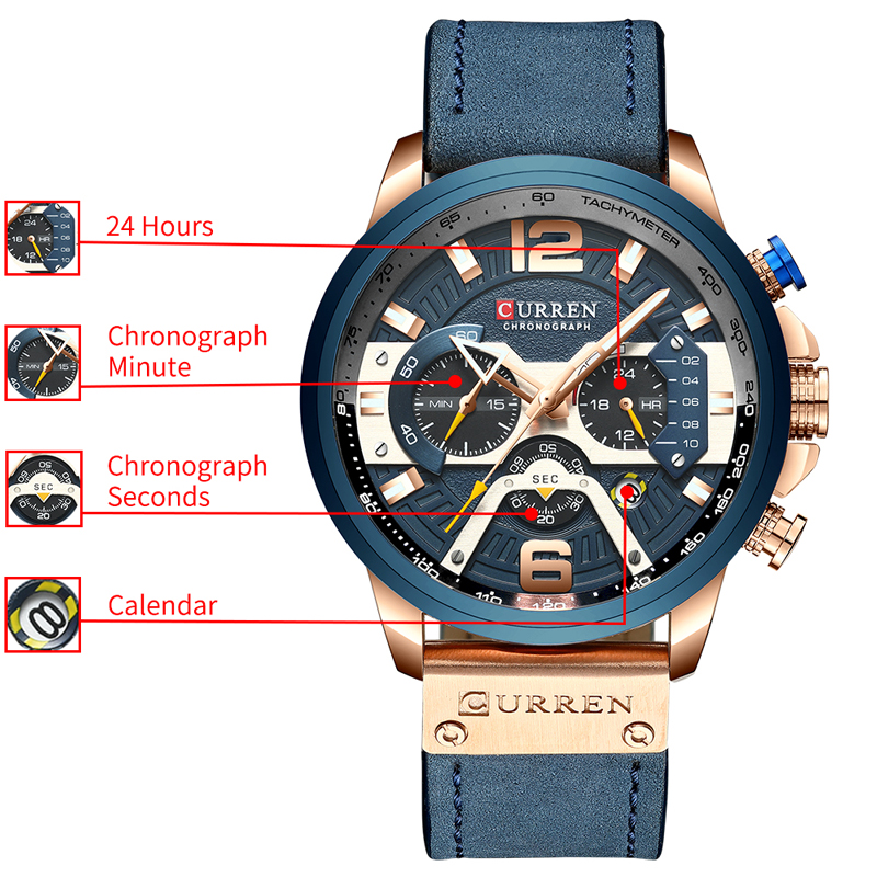 CURREN Casual Sport Watches fo - Smartwatch Guess recensione e prezzo