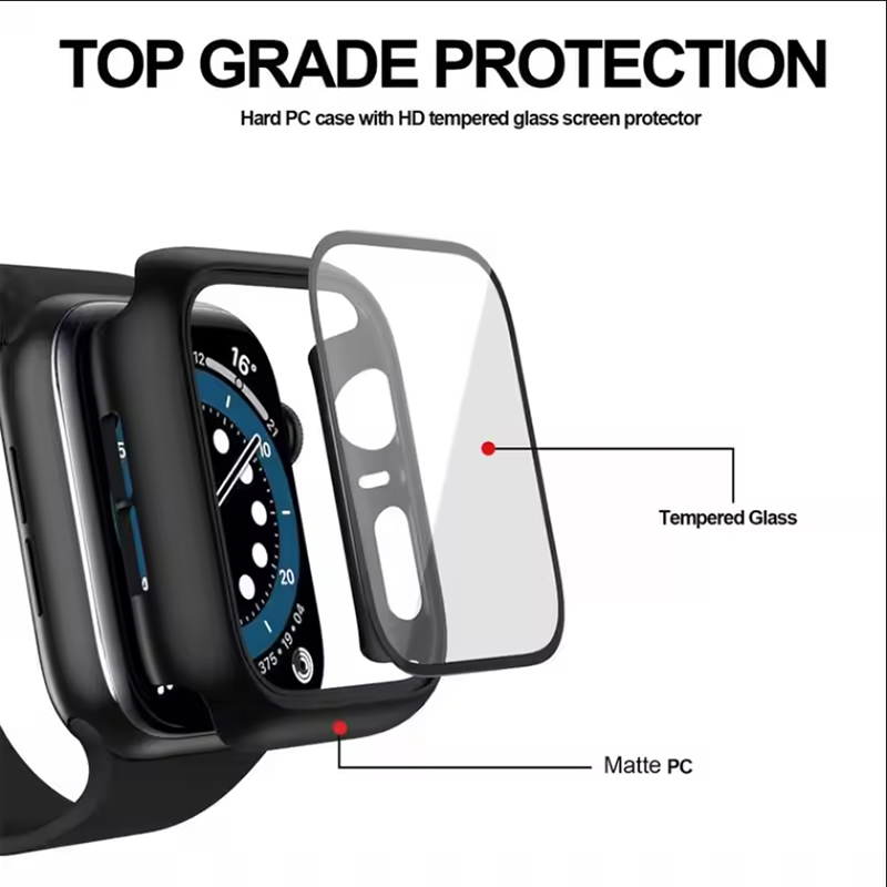 Tempered Glass+Cover For Apple - Smartwatch Case recensione e prezzo