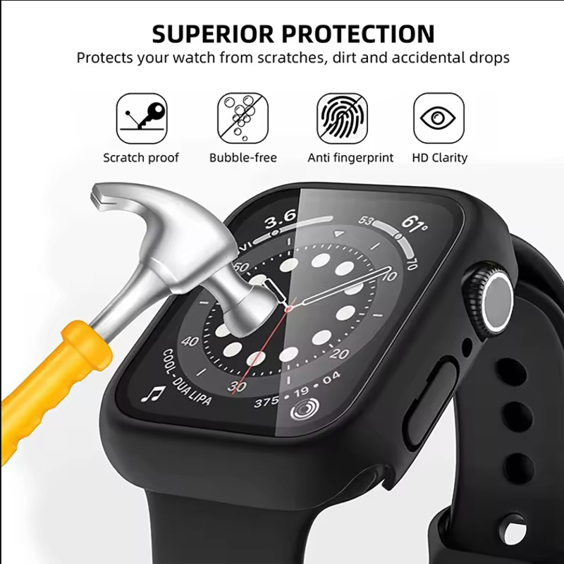 Tempered Glass+Cover For Apple - Smartwatch Case recensione e prezzo