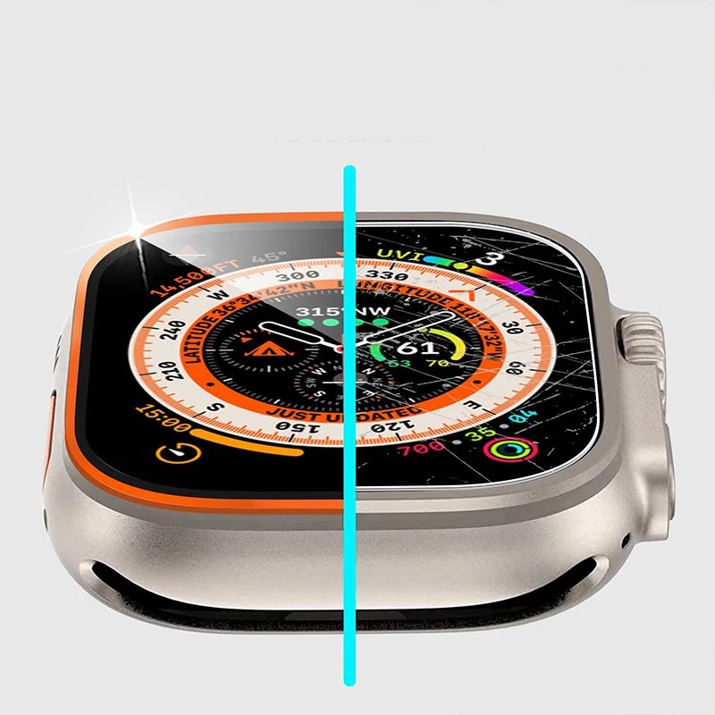 Tempered Glass for Apple Watch - Smartwatch Straps & Accessories recensione e prezzo