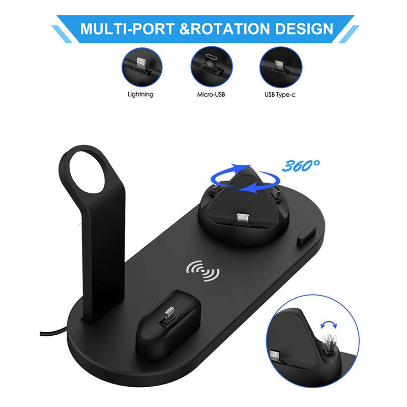 6 in 1 Wireless Charger Stand  - Smartwatch X12 recensione e prezzo