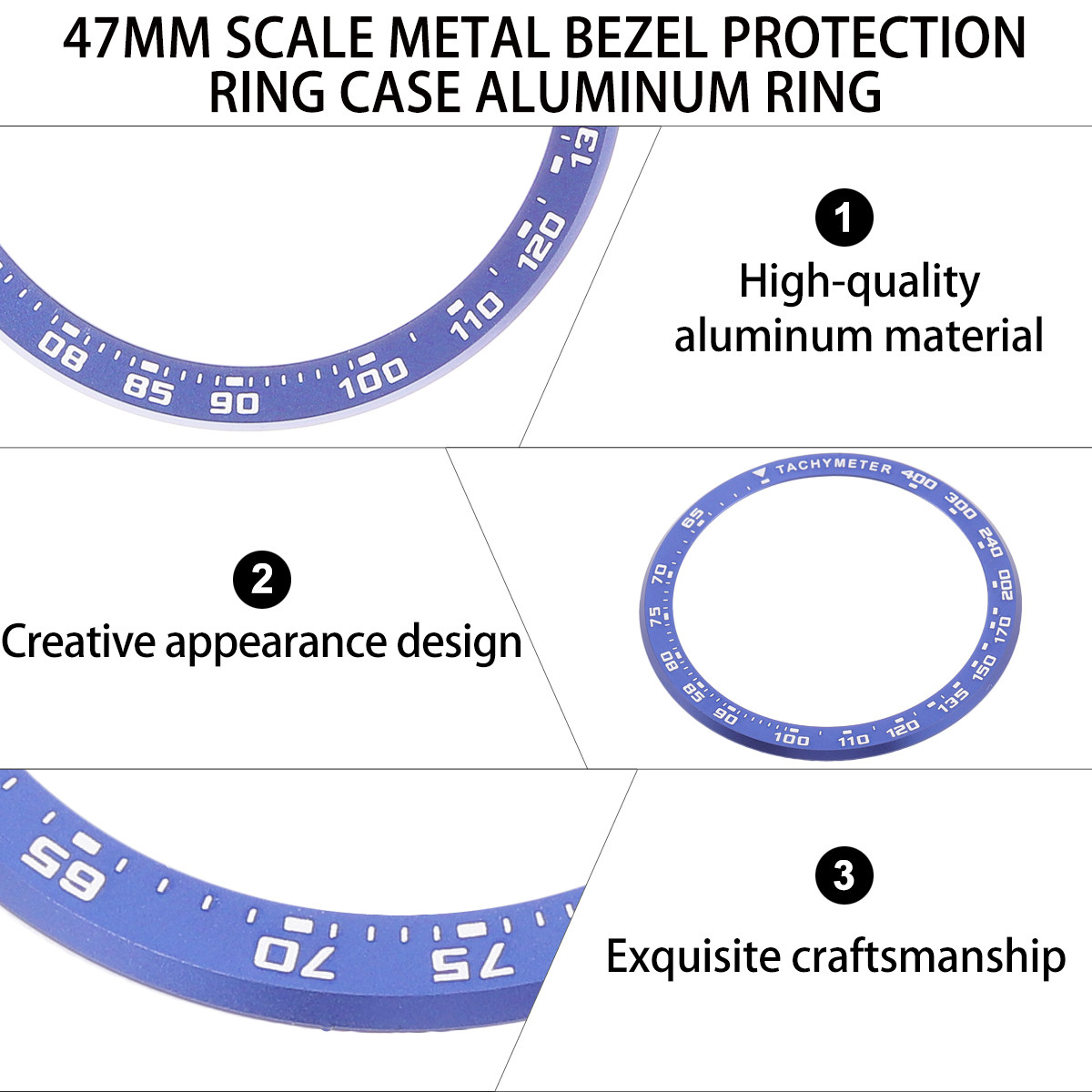 47Mm Metal Watch Case Ring for - Smartwatch Case recensione e prezzo