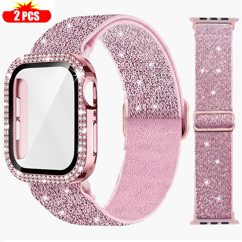 Band+Case for Apple Watch 45mm - Smartwatch Watch Accessories For Women recensione e prezzo