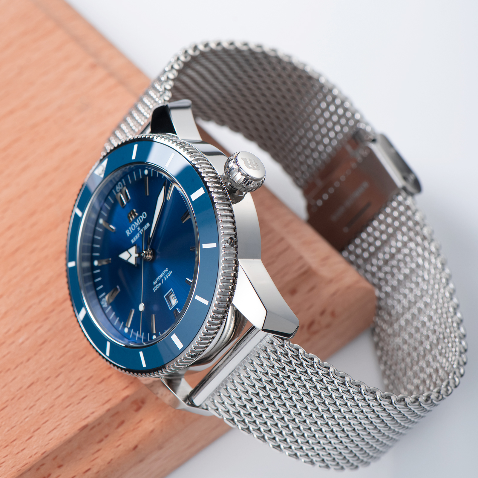 RIOMDO&RF Luxury Brand Men's A - Stainless Mesh Band recensione e prezzo
