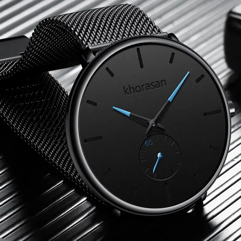 YOLAKO Mens Fashion Minimalist - Stainless Mesh Band recensione e prezzo