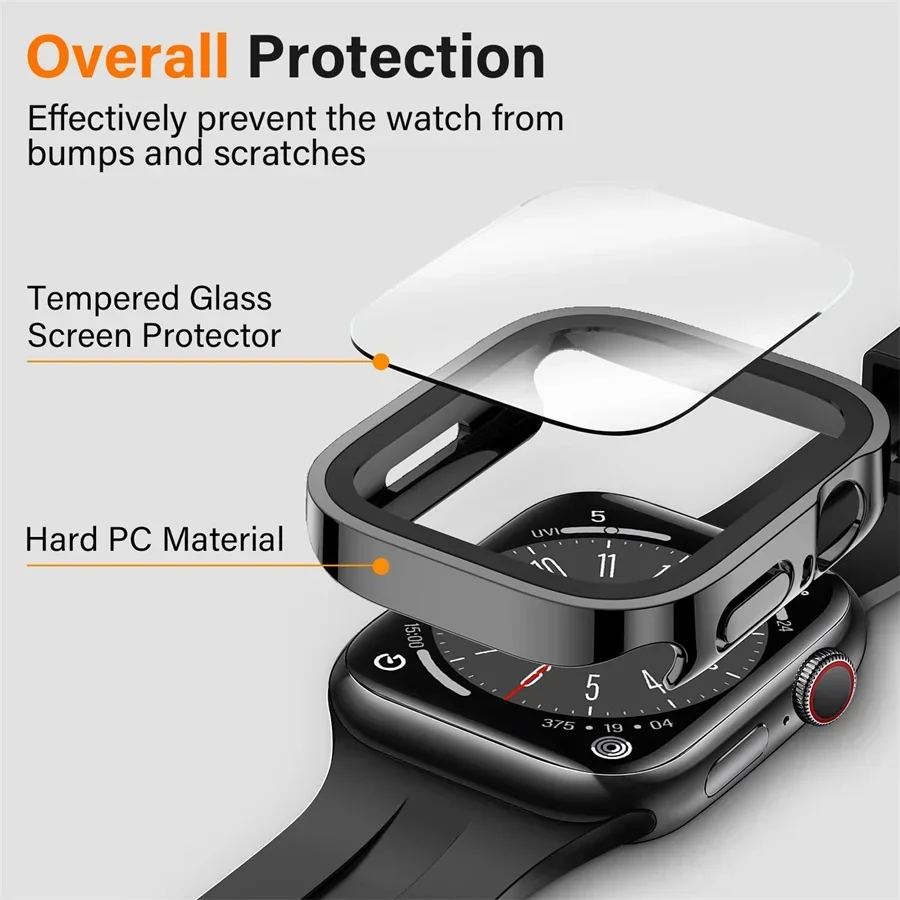 Glass+cover For Apple Watch ca - Smartwatch Watch Accessories For Women recensione e prezzo