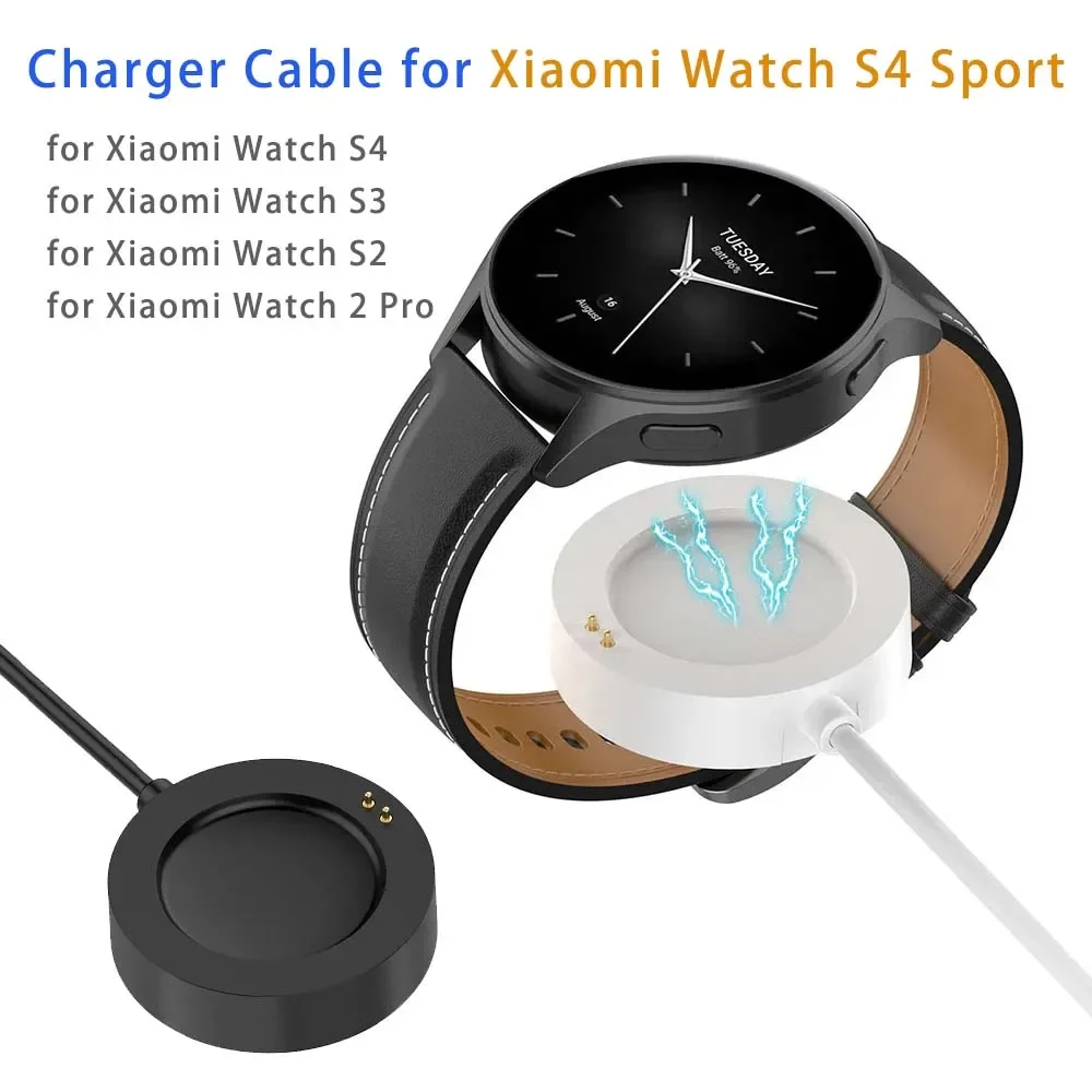 White Smartwatch Charging Cabl - Xiaomi Smartwatch S3 Accessories recensione e prezzo