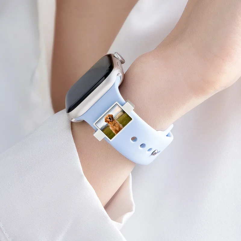 Custom Photo Smart Watch Charm - Smartwatch Straps & Accessories recensione e prezzo