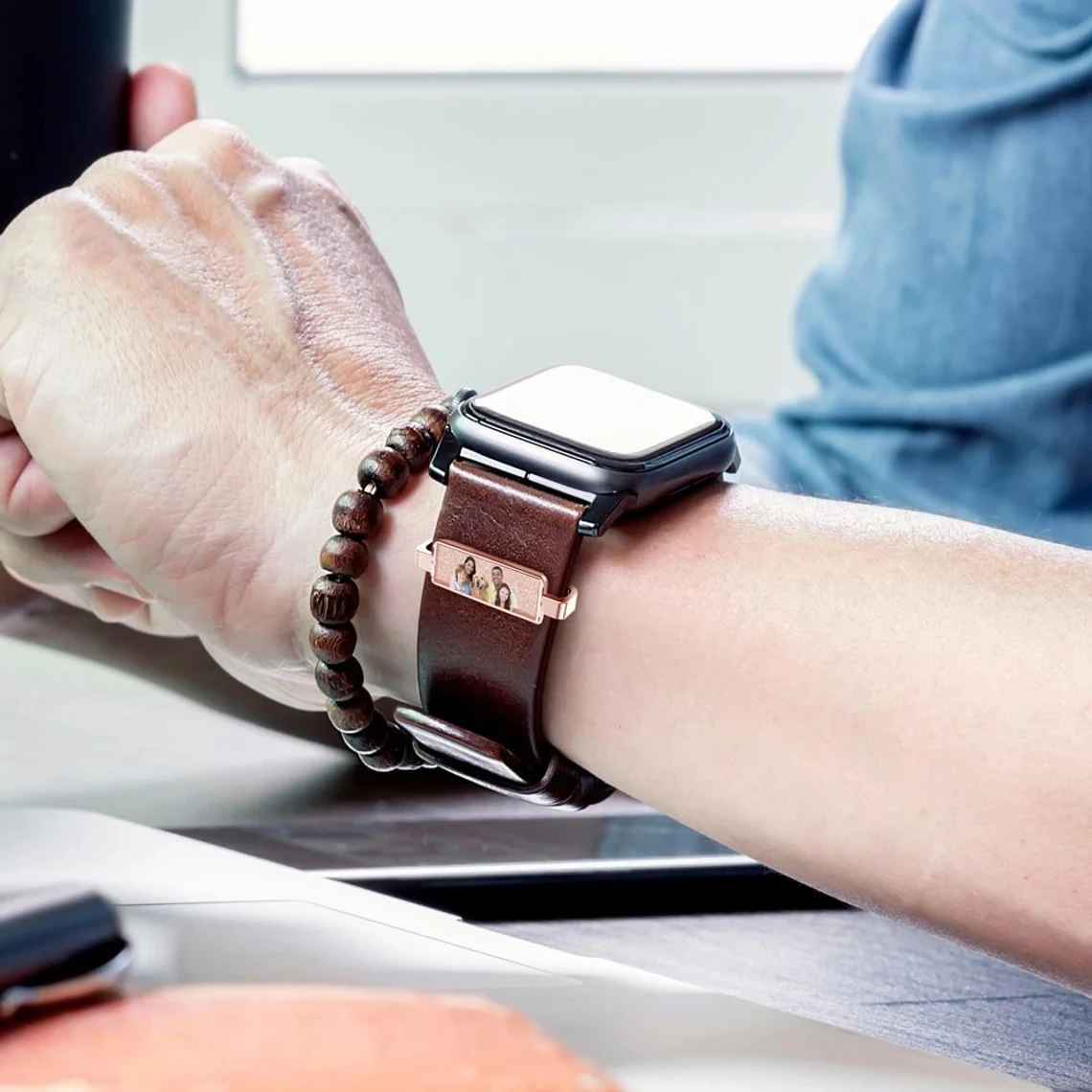 Custom Photo Smart Watch Charm - Smartwatch Straps & Accessories recensione e prezzo