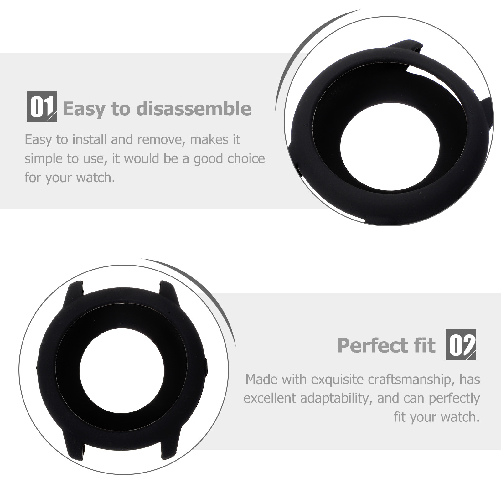 1Pcs Exquisite Fashionable Sil - Smartwatch Case recensione e prezzo