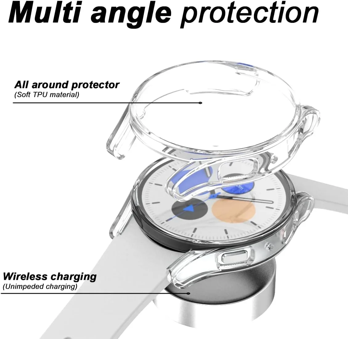 Silicone Watch Case for Samsun - Accessories For Galaxy Watch 5 recensione e prezzo