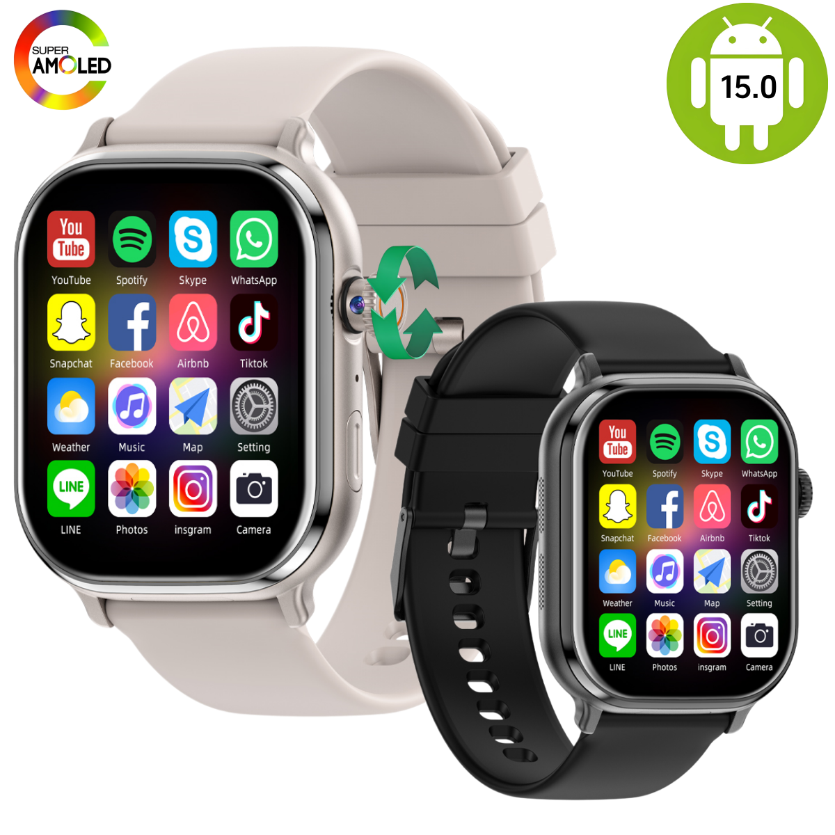 New VP69 2.39inch Amoled Andro - Smartwatch Id recensione e prezzo