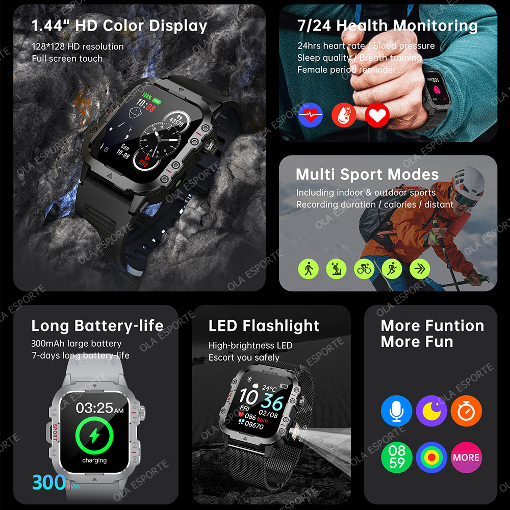 New Military Smart Watch Men I - Smartwatch X12 recensione e prezzo