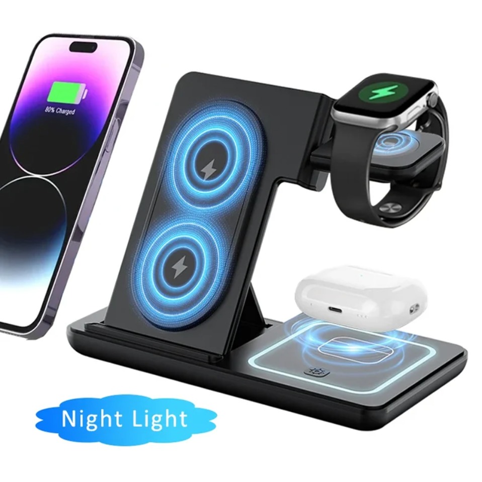 Night LED Light 3 In 1 Wireles - Watch Charger Cable recensione e prezzo