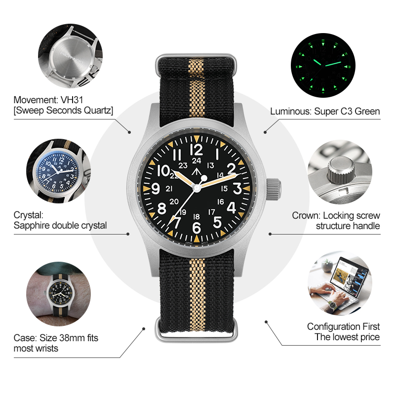 Militado ML05 Vintage Watch VH - Smartwatch Nexus recensione e prezzo