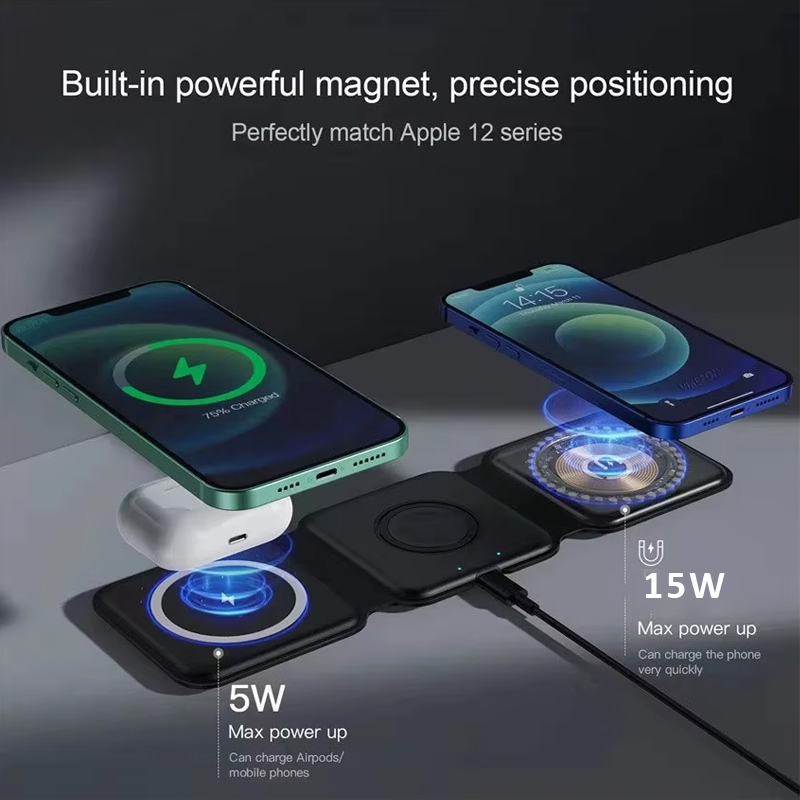3 in 1 Magnetic Portable Wirel - Watch Charger Cable recensione e prezzo