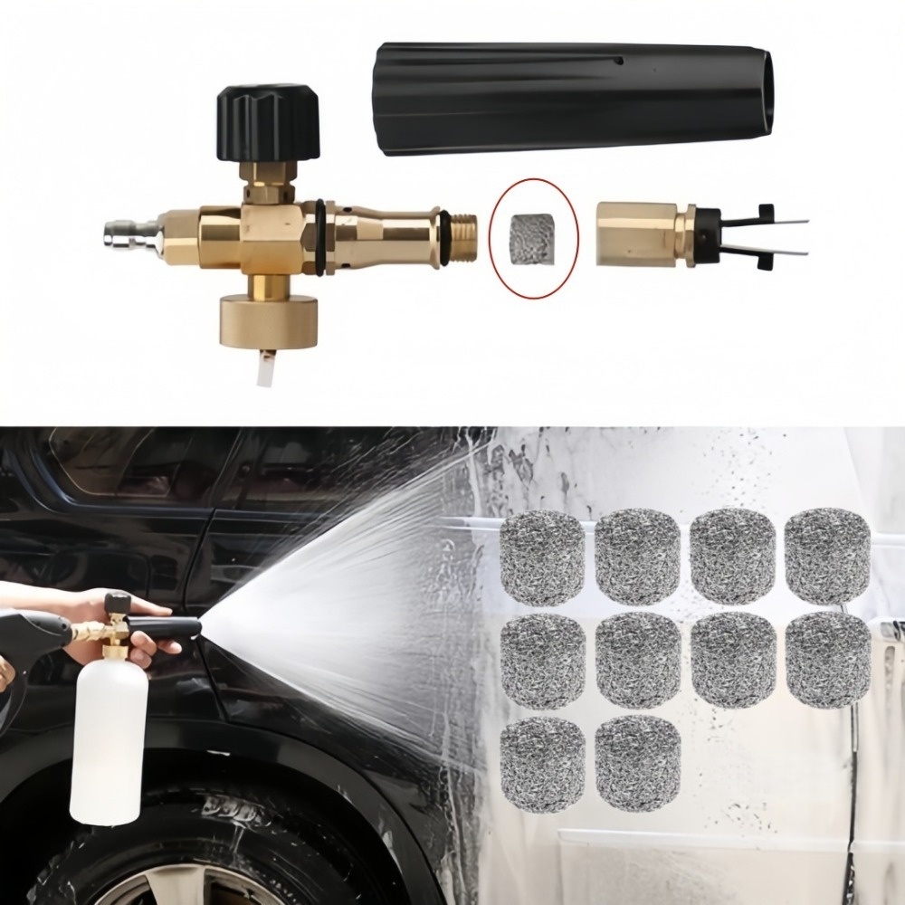 6pcs Car Wash High Density Foa - Stainless Mesh Band recensione e prezzo