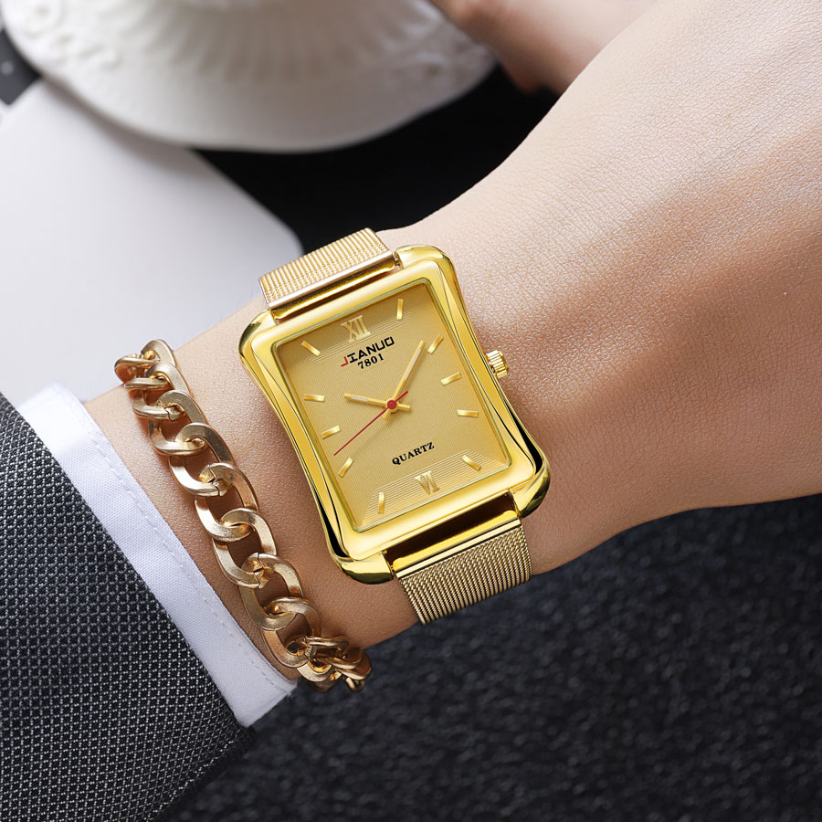 2024 New Trendy Men's Square W - Stainless Mesh Band recensione e prezzo
