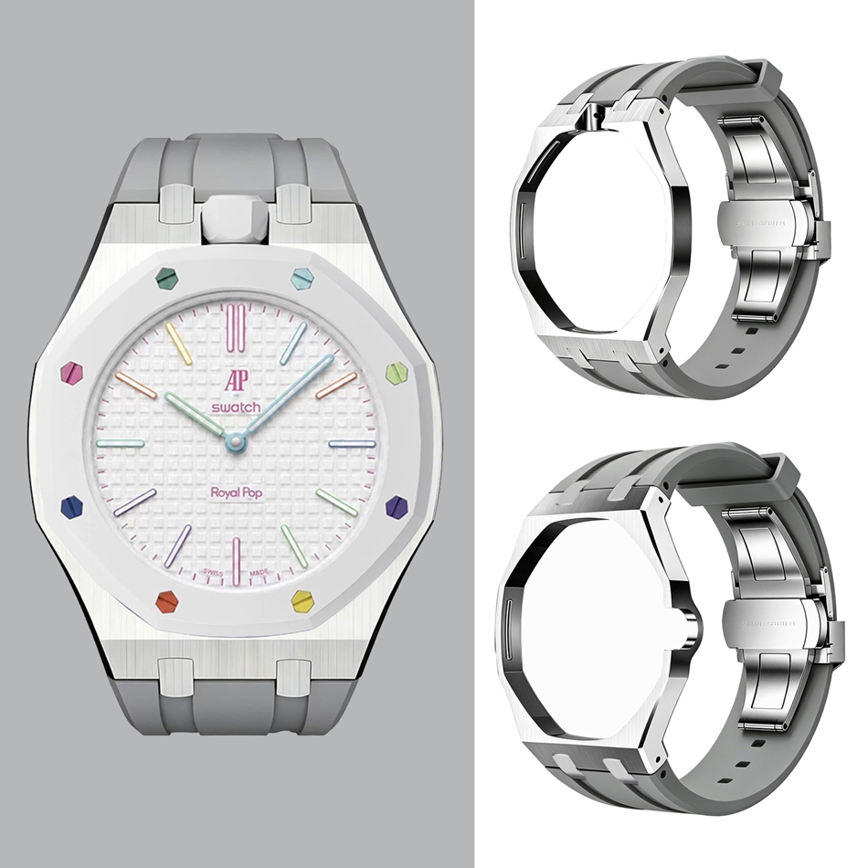 One-Piece Stainless Steel Case - Silicone Band Replacement recensione e prezzo