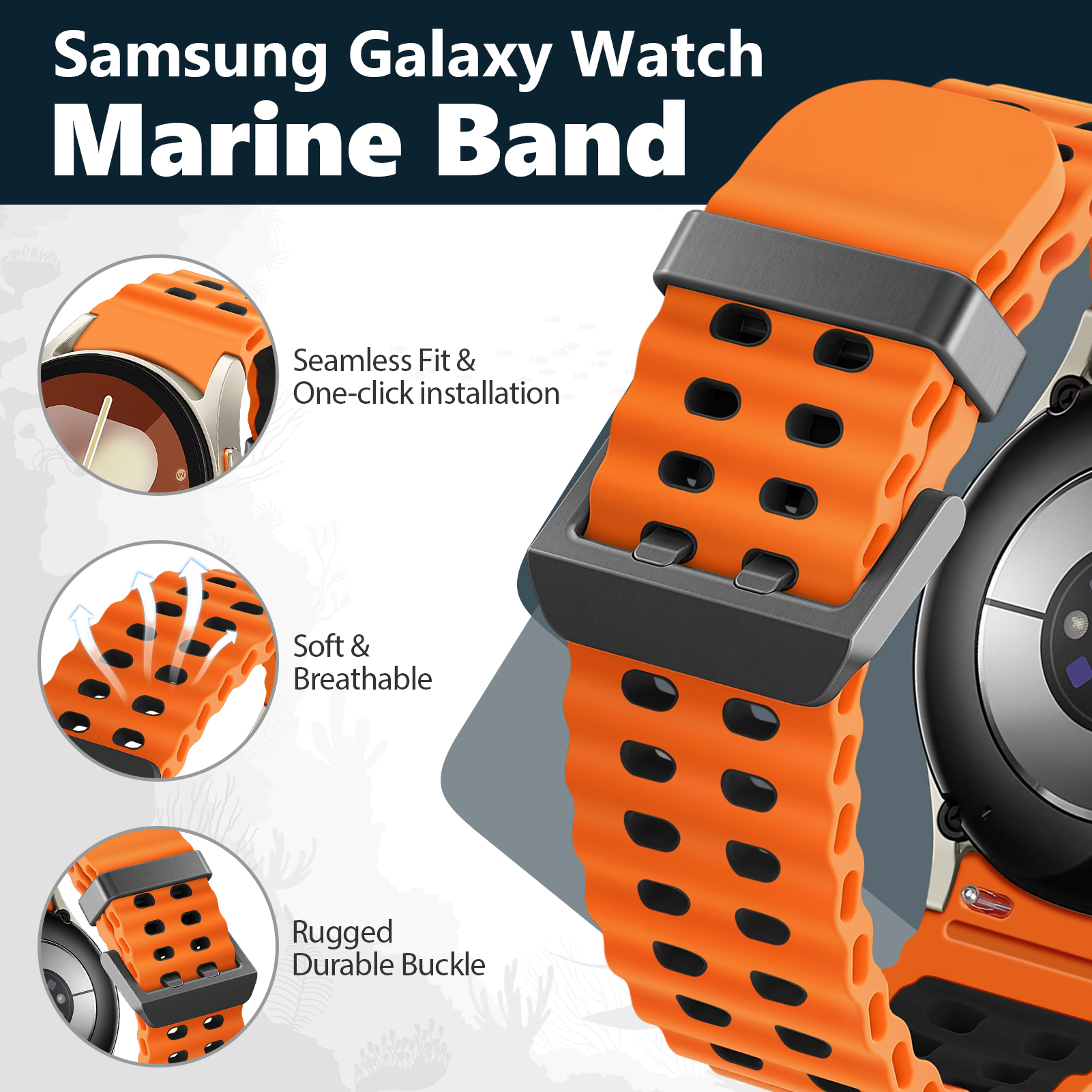 Marine Band for Samsung Galaxy - Samsung Smartwatch Ultra Accessories recensione e prezzo